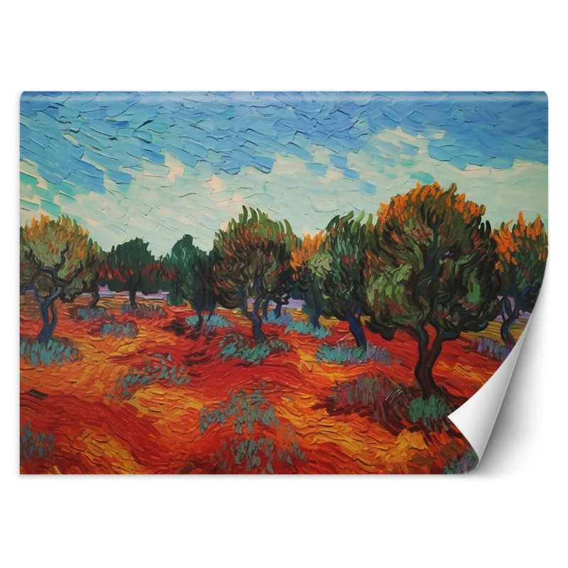 Fototapeta do salonu - Drzewa oliwne - V. van Gogh | FEEBY