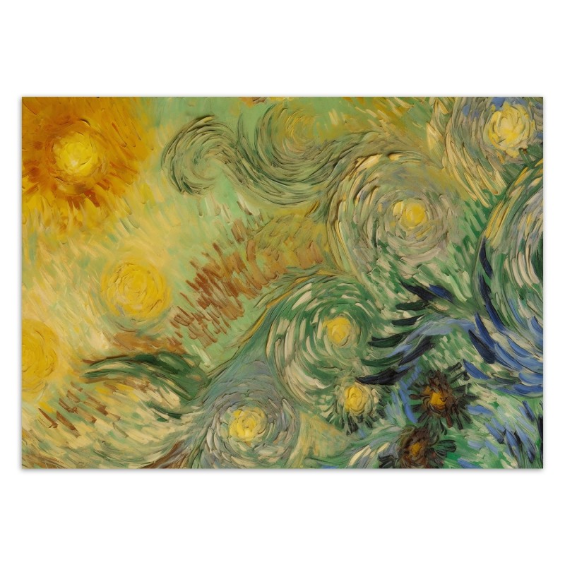 Fototapete - Sonnenblumen abstrakt - V. van Gogh | Feeby