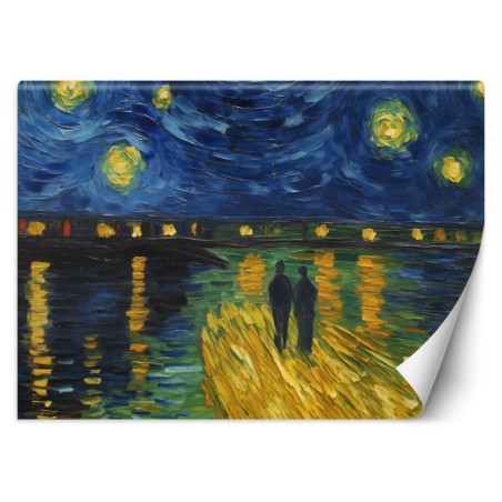 Fototapeta na ścianę - Gwiaździsta noc nad Rodanem - V. van Gogh | FEEBY