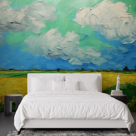 Fototapeta na ścianę - Pole pszenicy - V. van Gogh | FEEBY