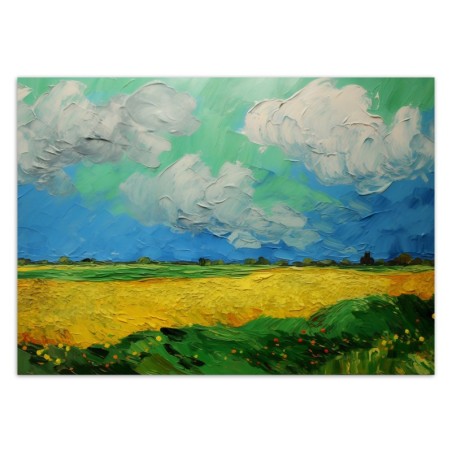 Fototapete - Weizenfeld - V. van Gogh | Feeby