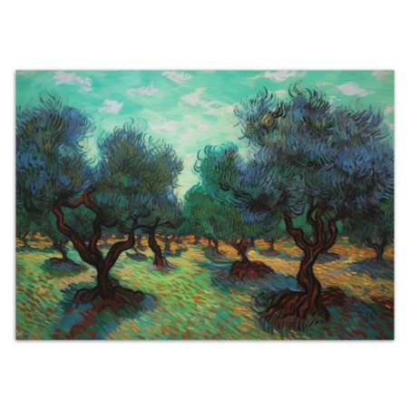 Modische Fototapete - Olivenhain - V. van Gogh | Feeby