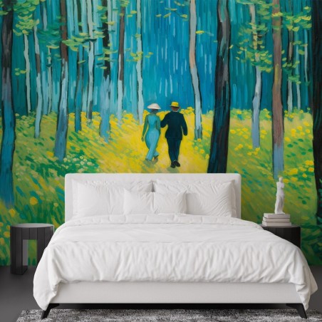Fototapete - Ehepaar im Wald - V. van Gogh | Feeby