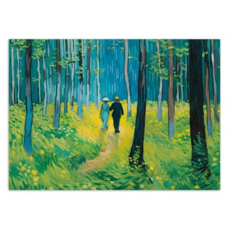 Fototapete - Ehepaar im Wald - V. van Gogh | Feeby