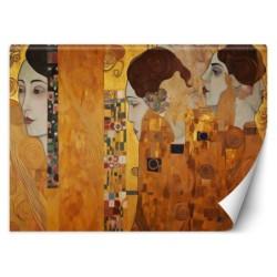 Fototapete - Goldenes Bildnis einer Frau - G. Klimt | Feeby