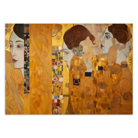 Fototapete - Goldenes Bildnis einer Frau - G. Klimt | Feeby