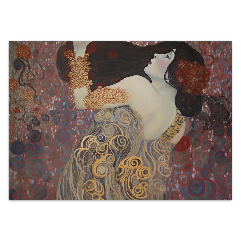 Fototapete - Abstraktion mit Frau - G. Klimt | Feeby