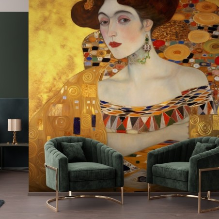 Fototapeta na ścianę - Złoty portret kobiety - G. Klimt | FEEBY