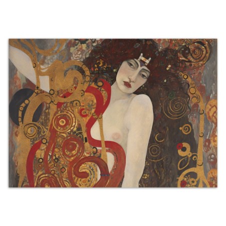 Fototapete - Weibliche Abstraktion - G. Klimt | Feeby