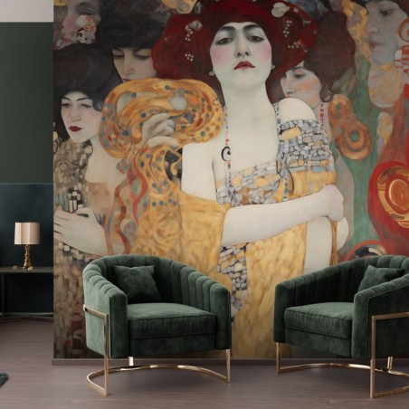 Fototapeta do sypialni - Damy kobiety portret - G. Klimt | FEEBY