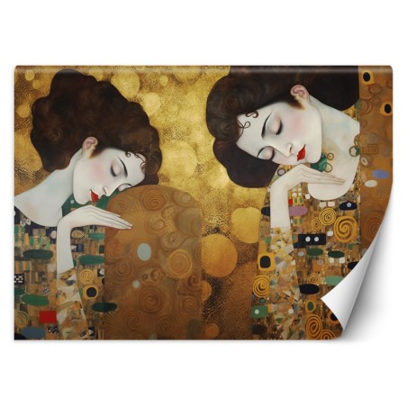 Fototapete - Bildnis einer Frau in Gold - G. Klimt | Feeby
