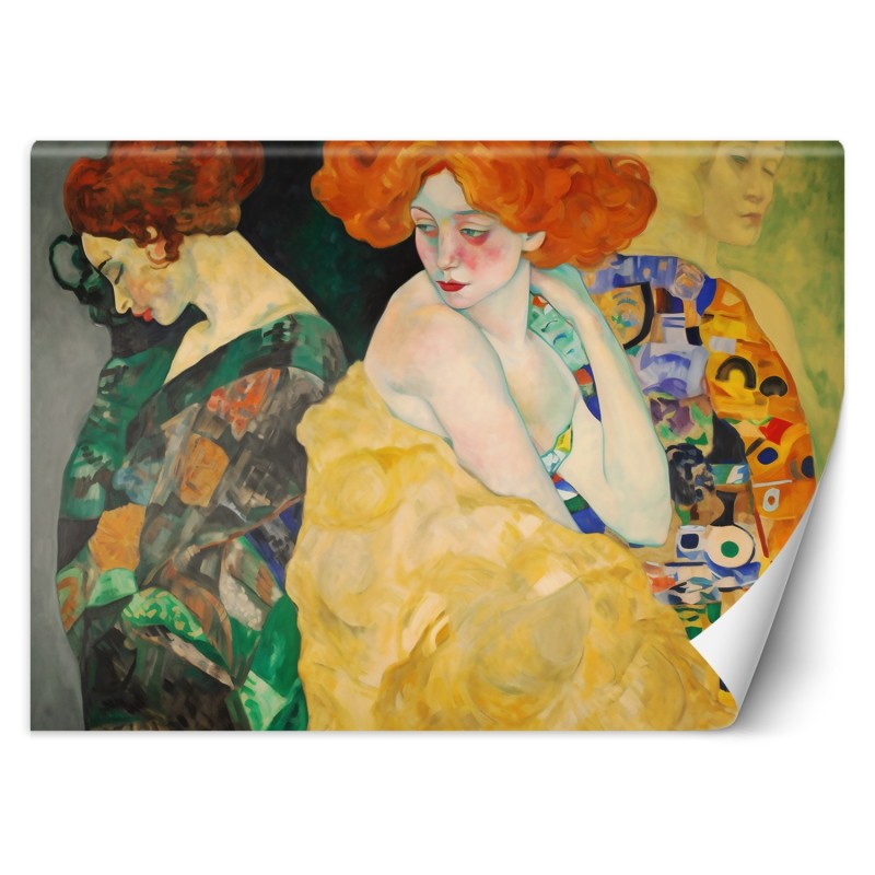 Stilvolle Fototapete - Abstrakte Frauen - G. Klimt | Feeby