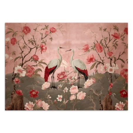 Fototapeta Kwiaty i ptaki Chinoiserie