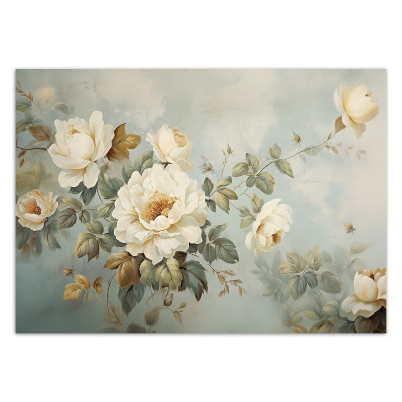 Fototapete - Vintage Frühlingsblumen | Feeby