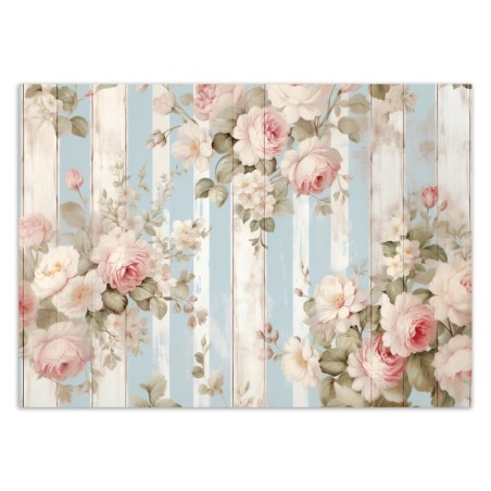 Fototapeta Kwiaty Shabby Chic