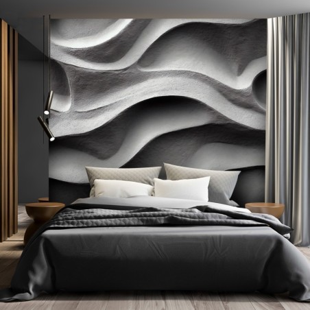 Moderne Fototapete - Betonwellen 3D | Feeby