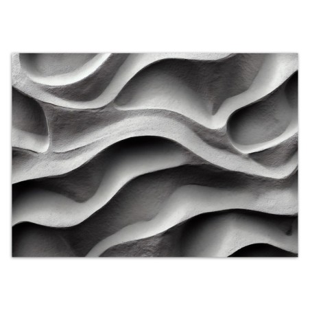 Moderne Fototapete - Betonwellen 3D | Feeby