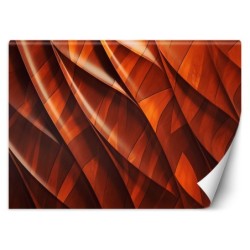 Modische Fototapete - Orangene Textur 3D | Feeby