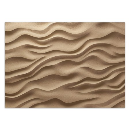 Moderne Fototapete - Wellen auf Sand 3D | Feeby
