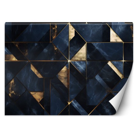 Fototapeta Niebieski marmur 3D