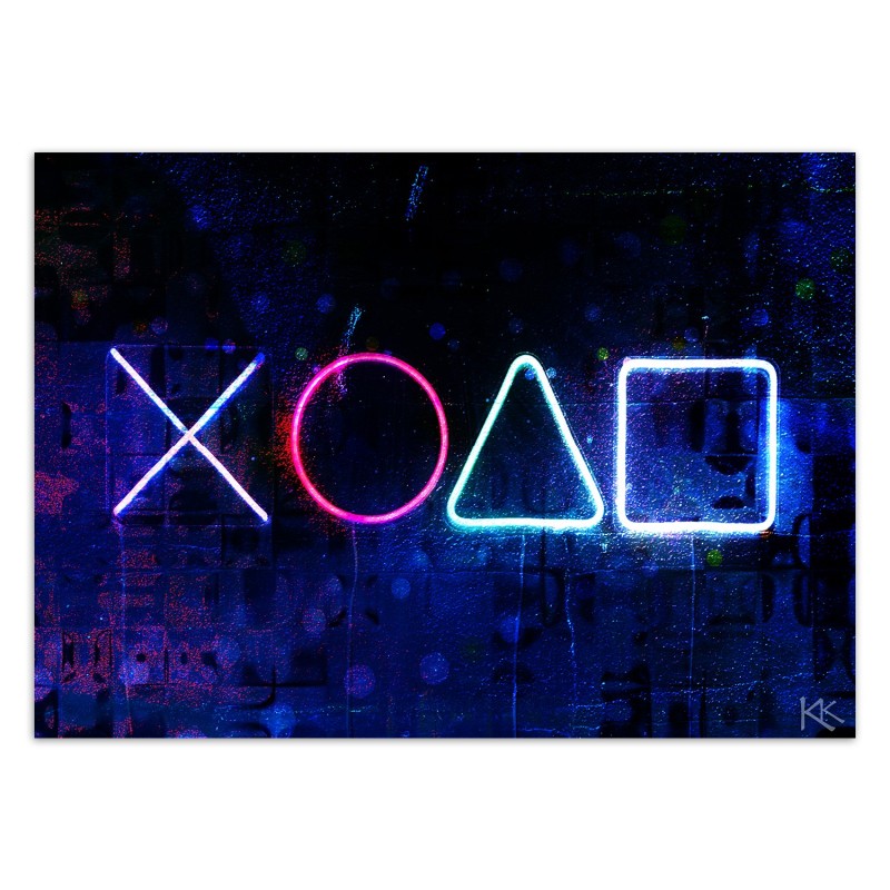 Stilvolle Fototapete - Knöpfe für den Controller | Feeby