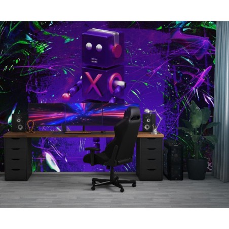 Moderne Fototapete - Roboter für Spielersymbole | Feeby