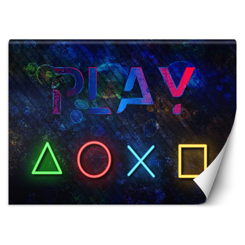 Fototapete - Knöpfe für den Controller und Spielbeschriftung | Feeby