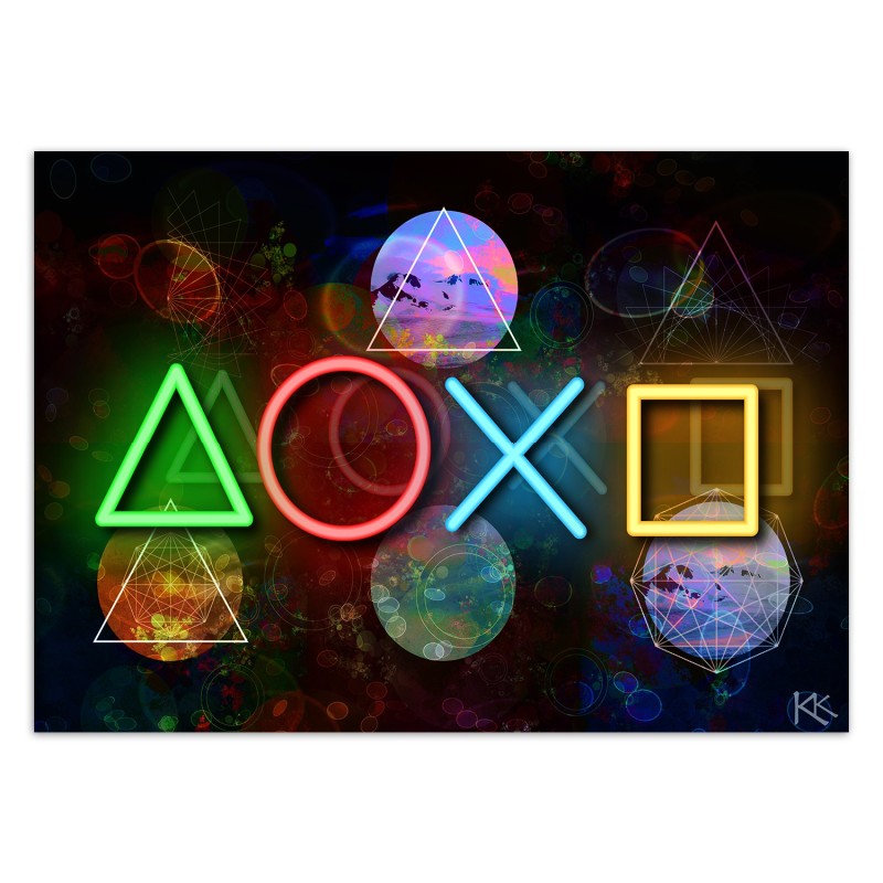 Fototapete - für das Zimmer des Spielers Spielkonsole | Feeby