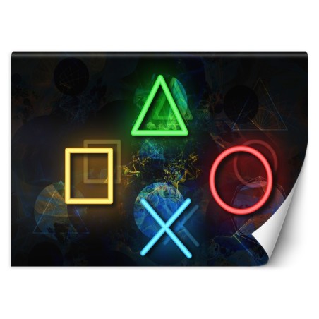 Fototapete - Schaltflächen für den Controller | Feeby