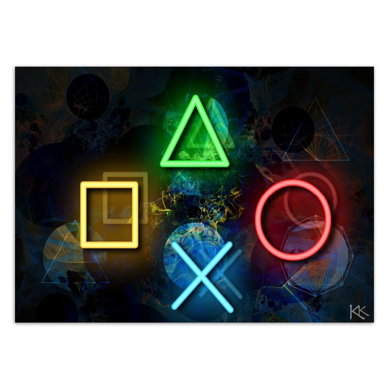 Fototapete - Schaltflächen für den Controller | Feeby