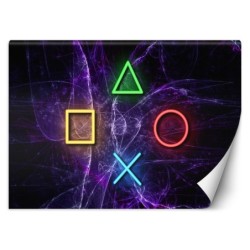 Fototapete - Schaltflächen für den Controller für den Spielerraum | Feeby