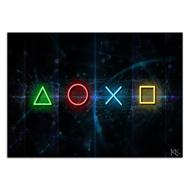 Fototapete - Schaltflächen für den Controller | Feeby