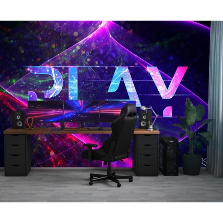 Fototapete - Spielbeschriftung abstrakte Symbole für den Spielerraum | Feeby