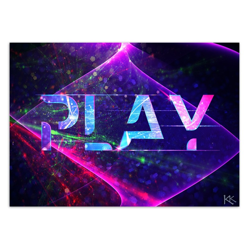 Fototapete - Spielbeschriftung abstrakte Symbole für den Spielerraum | Feeby