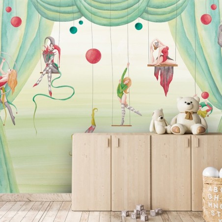 Modische Fototapete - Zirkusakrobat | Feeby