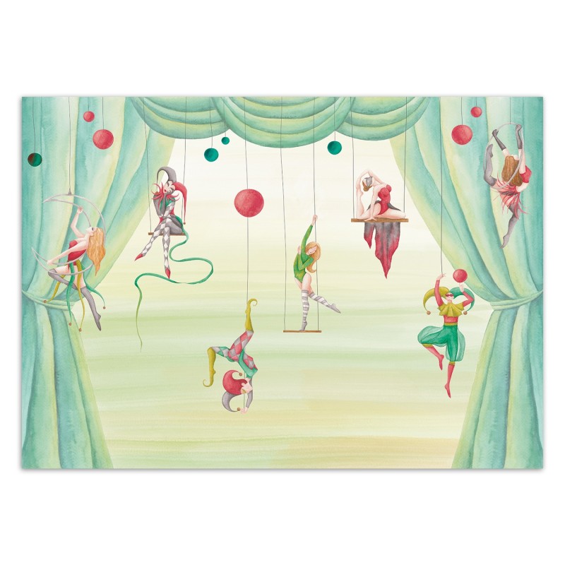 Modische Fototapete - Zirkusakrobat | Feeby