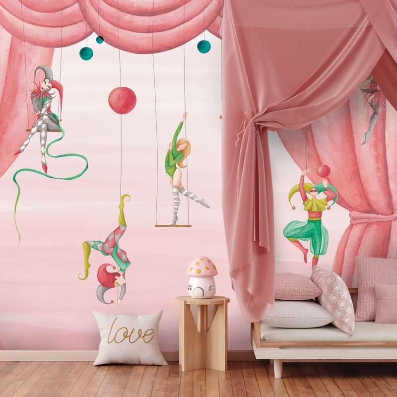 Fototapete - Zirkus Rosa | Feeby