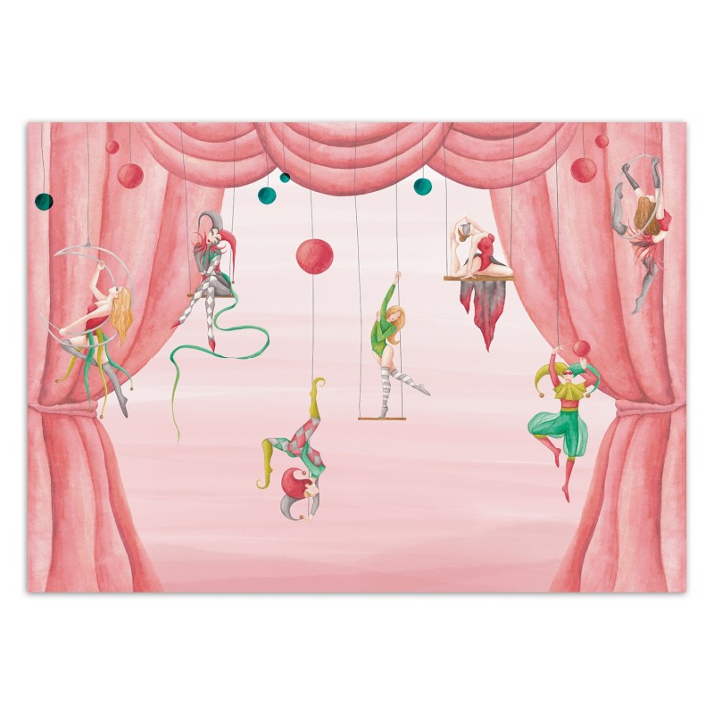 Fototapete - Zirkus Rosa | Feeby