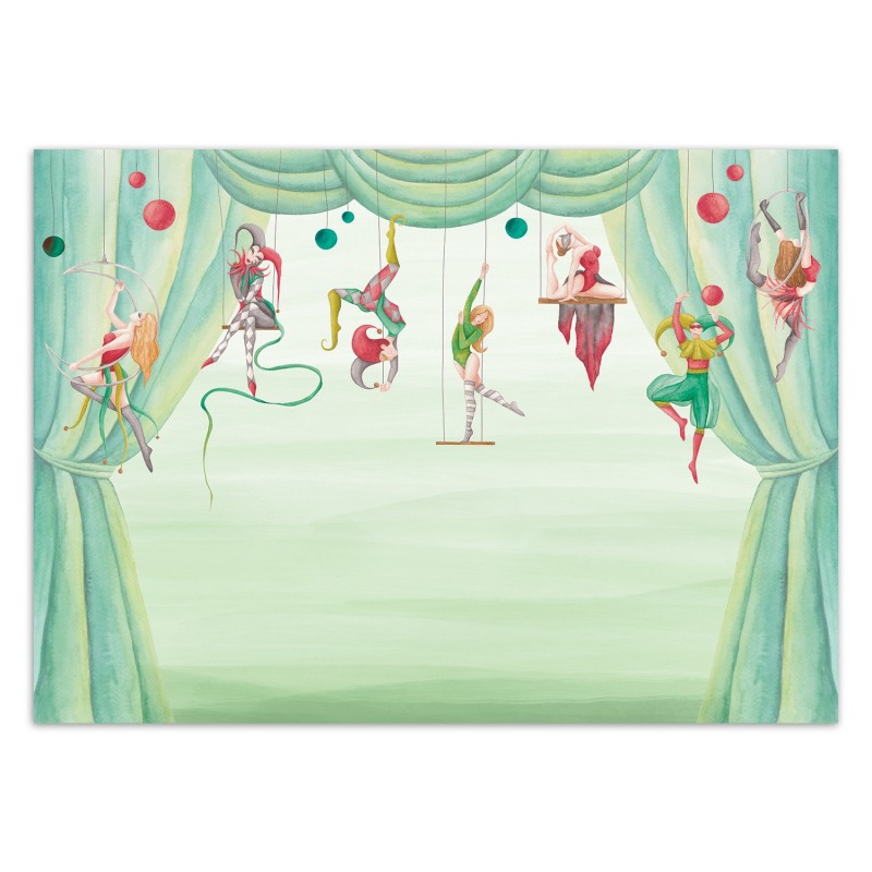 Modische Fototapete - Zirkusakrobat | Feeby