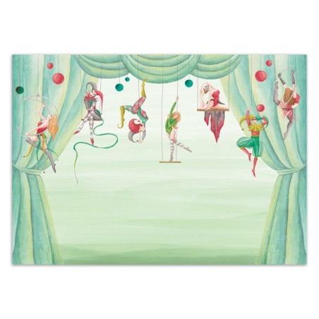 Modische Fototapete - Zirkusakrobat | Feeby