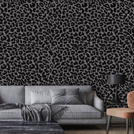 Moderne Fototapete - Tiger Flecken Textur Braun | Feeby