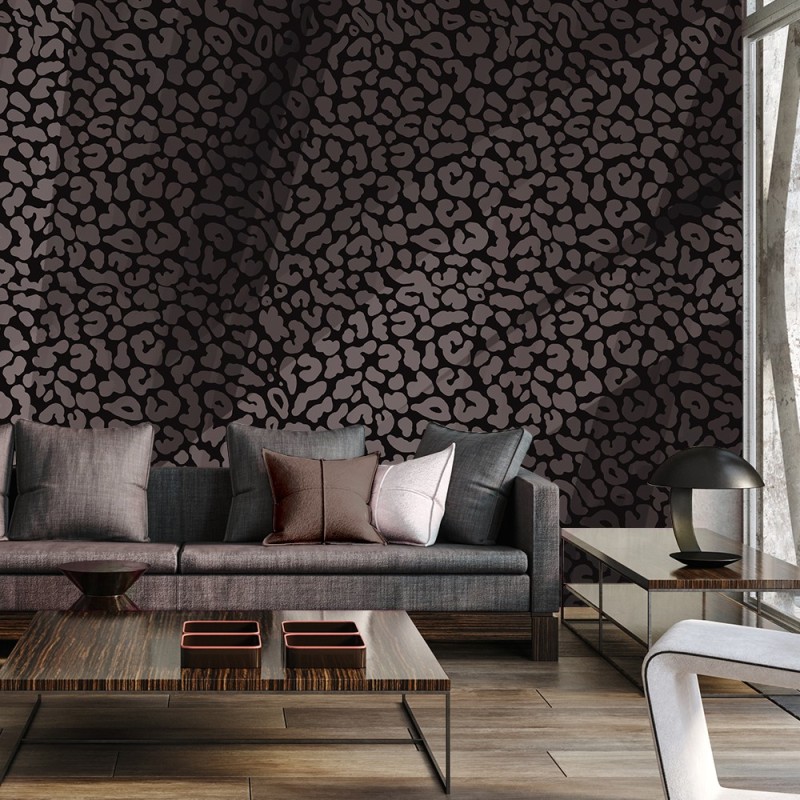 Modische Fototapete - Tiger Flecken Textur Muster | Feeby