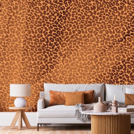 Fototapete - Tiger Flecken Textur Muster | Feeby