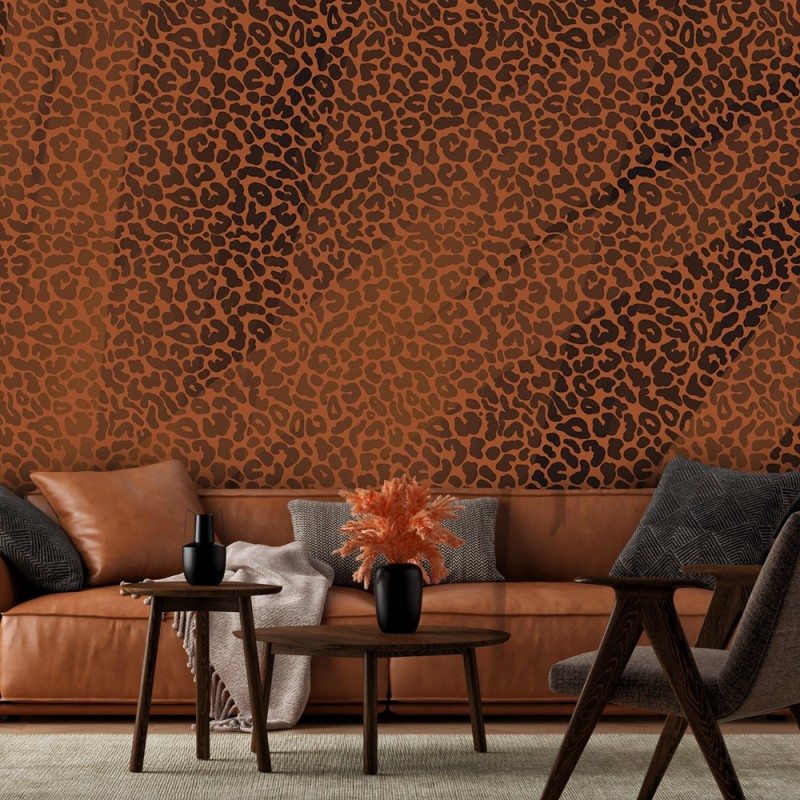 Fototapete - Tiger Flecken Textur Muster | Feeby