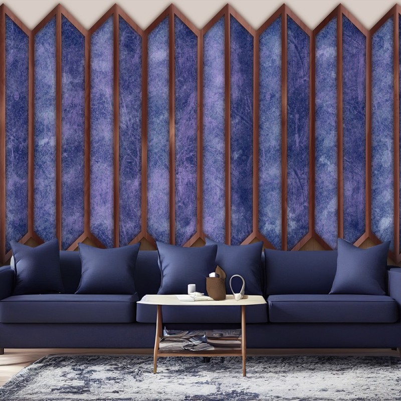 Fototapete - Abstrakt 3D Lila Violett | Feeby