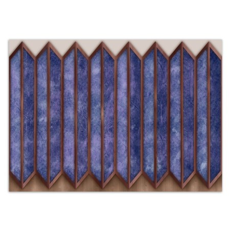 Fototapete - Abstrakt 3D Lila Violett | Feeby