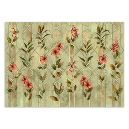 Modische Fototapete - Lilia gelbe Blume | Feeby