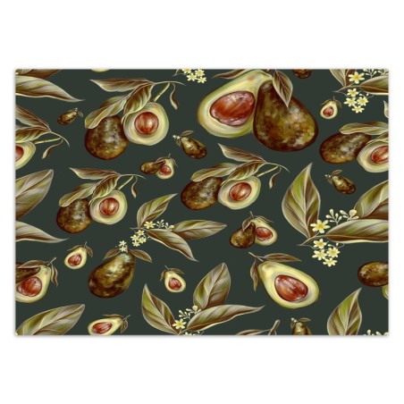 Stilvolle Fototapete - Avocado Früchte Obst Braun | Feeby