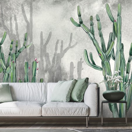 Modische Fototapete - Großer Wüstenkaktus | Feeby