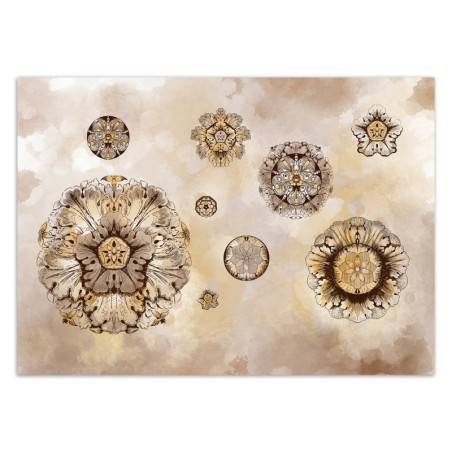 Fototapete - Geometrische Formen Beige Braun | Feeby